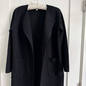 Juliette collarless sweater-blazer black size XS